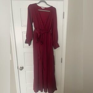 Baltic Born Jenna Merlot Maxi Dress